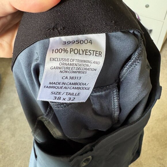 Cloudveil Men's Active Pant Navy Blue Lightweight 38x32 - Picture 9 of 9